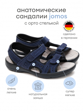 Jomos сандалии женские, 890604-84-861, синий 890604-84-861-36 фото