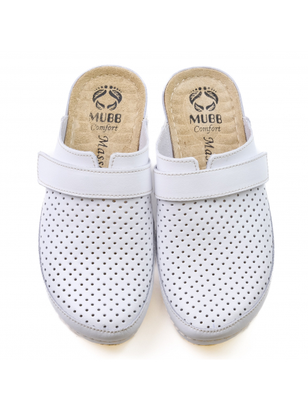 MUBB сабо женские, 6001, белый 6001-white-39 фото