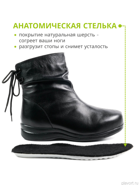 Dr.Spektor полусапоги женские, Б0104-К/Ш, Черный 7198-5В-0-41 фото