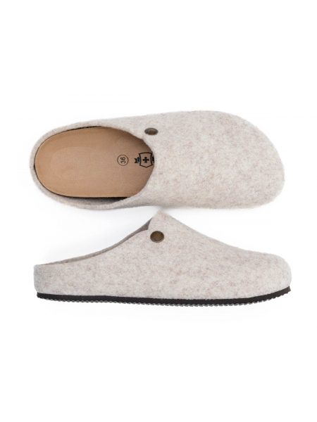 Ortmann тапочки сабо ортопедические Henna, бежевый 12.38-beige-40 фото