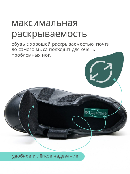 Dr.Spektor полуботинки женские 2537020, Чёрный 2537020-41 фото