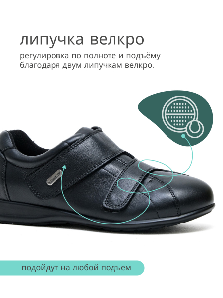 Dr.Spektor полуботинки женские 2537020, Чёрный 2537020-41 фото