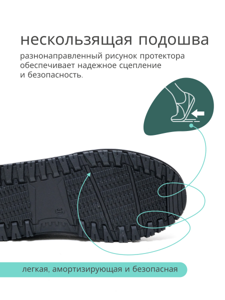 Dr.Spektor ботинки женские зимние, Ш2861-К/В Чёрный Ш2861-К/В-40 фото