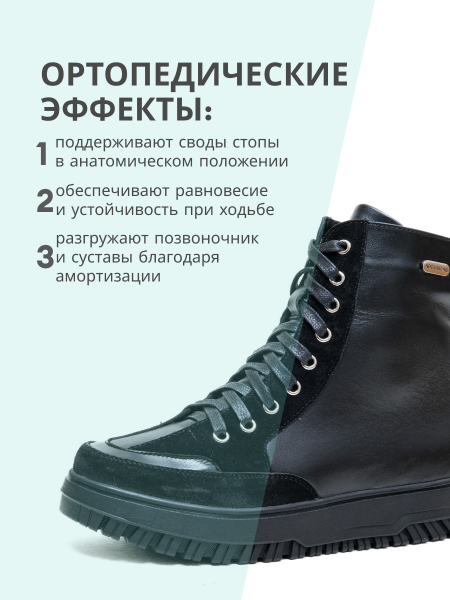 Dr.Spektor ботинки женские зимние, Ш2861-К/В Чёрный Ш2861-К/В-40 фото