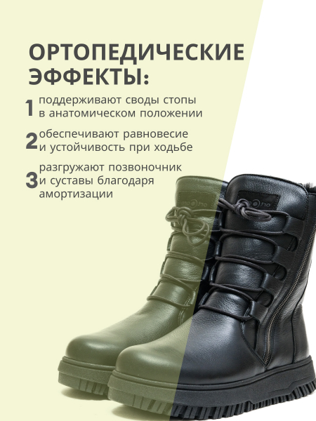 Orto-care ботинки женские зимние, FW-60-25-22/2KM черный FW-60-25-22/2KM фото