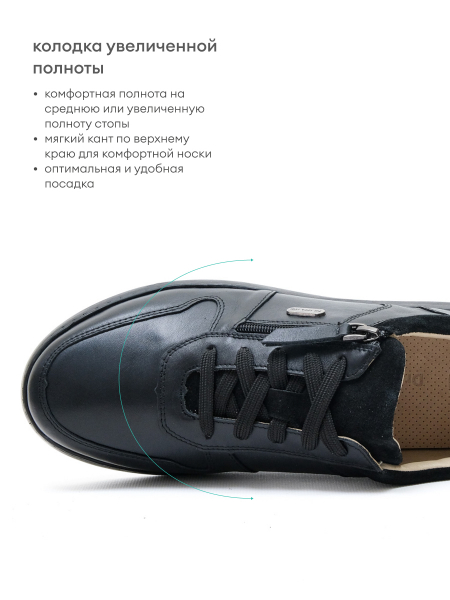 Dr.Spektor кроссовки мужские 343.90.99, черный 343.90.99-43 фото