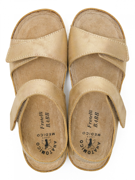 FRATELLI BABB босоножки женские, D-302, белое золото D-302-whitegold-39 фото