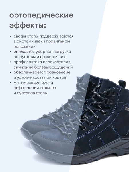 Jomos ботинки женские треккинговые, 859904-916-0080, темно-синий 859904-916-0080-39 фото