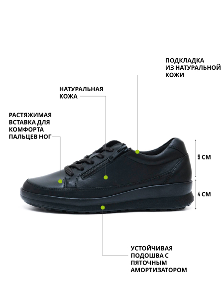 Berkemann полуботинки ортопедические женские Cecilie, черный 01900-949-4-5 фото