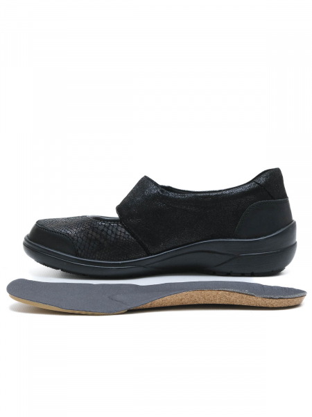 Solidus туфли Мэри Джейн женские ортопедические Maike (Solicare Soft), черный 41513-M-01354-4 фото