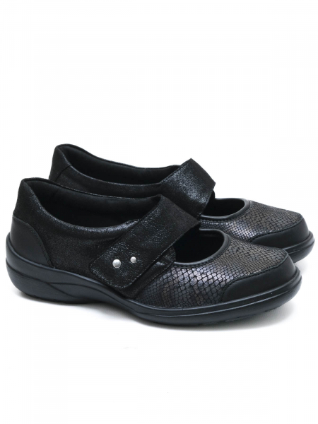 Solidus туфли Мэри Джейн женские ортопедические Maike (Solicare Soft), черный 41513-M-01354-4 фото