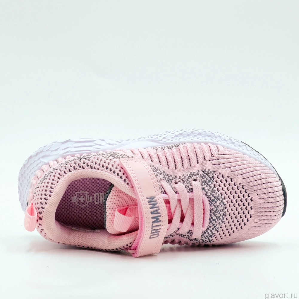 Детские ортопедические кроссовки ORTMANN KIDS Jan, розовый/серый 23.20 фото