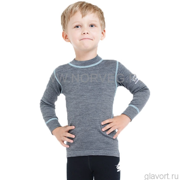 Термобелье NORVEG серии SOFT футболка детская (серый), купить ТермобельеNORVEG серии SOFT футболка детская (серый)