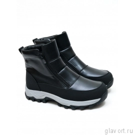 Ortmann ботинки ортопедические женские Imma, черный блеск 14.47-black-36 фото