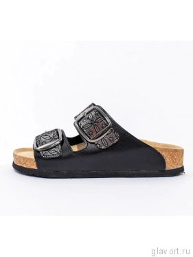 VESNA сандалии женские, 113, черный, черно-белый принт 113-blackprint-39 фото