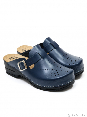FRATELLI BABB сабо женские, D-101, синий D-101-blue-38 фото