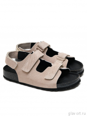 Ortmann сандалии ортопедические Lenda, бежевый джинс 7.10.2-beige фото