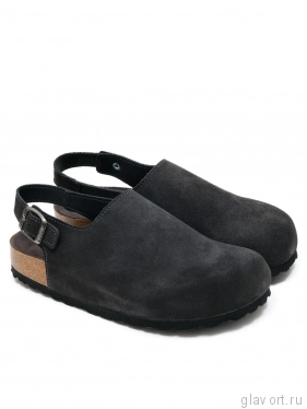 Ortmann сабо ортопедические Kayla, черный графит 19.42-black-36 фото