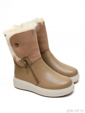 Ortmann полусапоги ортопедические женские Harmony, бежевый абрикосовый 15.21-beige-36 фото