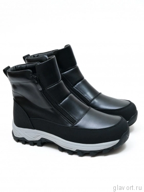 Ortmann ботинки ортопедические женские Imma, черный блеск 14.47-black-36 фото