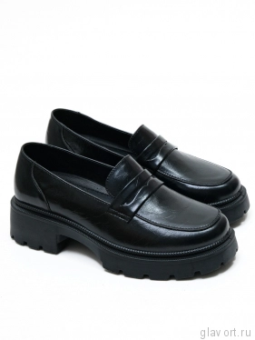 Ortmann лоферы ортопедические женские Glance, черный 19.44-black-36 фото