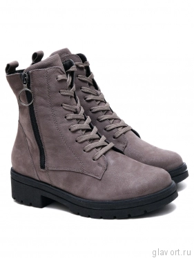 Waldlaufer ботинки женские K-Zoe, 648803-189052, Серо-коричневый 648803-189052-4 фото