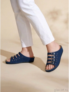 Berkemann пантолеты ортопедические Hassel, джинсовый синий 00737-396-3-5 фото