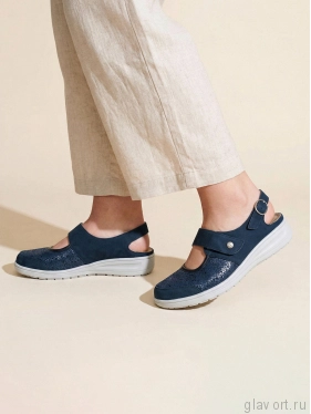 Solidus туфли летние женские ортопедически Heaven, синий 27500-H-80557-7-5 фото