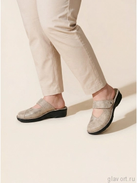 Berkemann сабо ортопедические Heliane, золотой/блестки 03457-730-4-5 фото