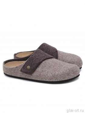 Ortmann тапочки сабо ортопедические Henna, бежевый/коричневый 12.38-beigebrown-36 фото