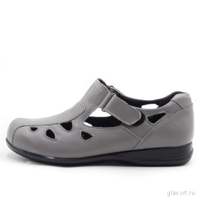 Туфли OrthoMS, очень широкие и мягкие, серый 5011_06AC фото