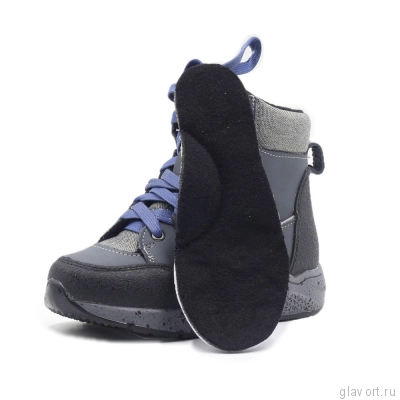Детские ортопедические ботинки ORTMANN Homs серый/синий 7.28.2_4F47 фото