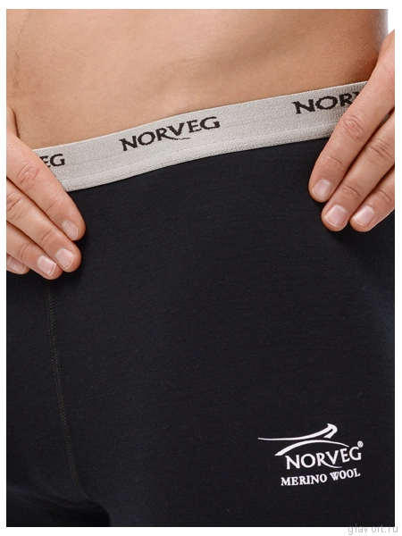 Кальсоны мужские NORVEG серии SOFT (черный)  фото