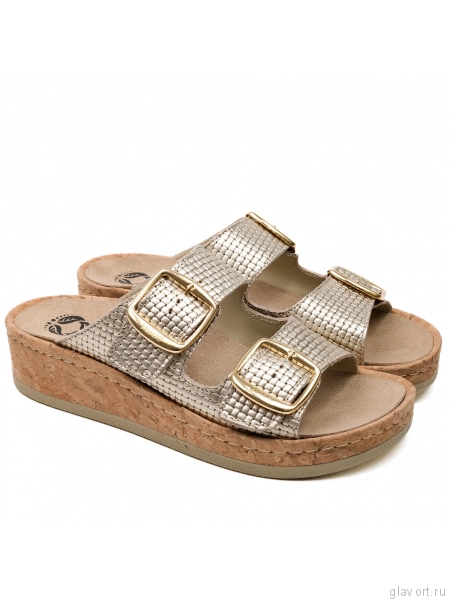 MUBB пантолеты женские, 3002-22-50, золото полумат 3002-22-50-41 фото