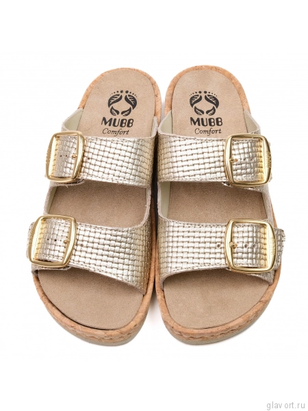 MUBB пантолеты женские, 3002-22-50, золото полумат 3002-22-50-41 фото