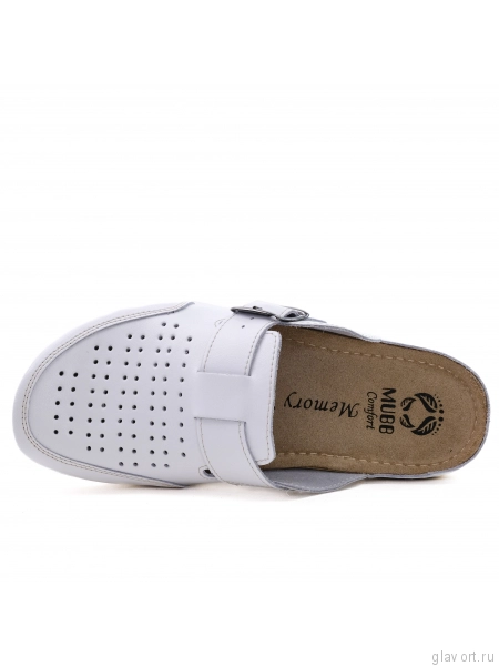 MUBB сабо мужские, 350, белый MB350-white-46 фото