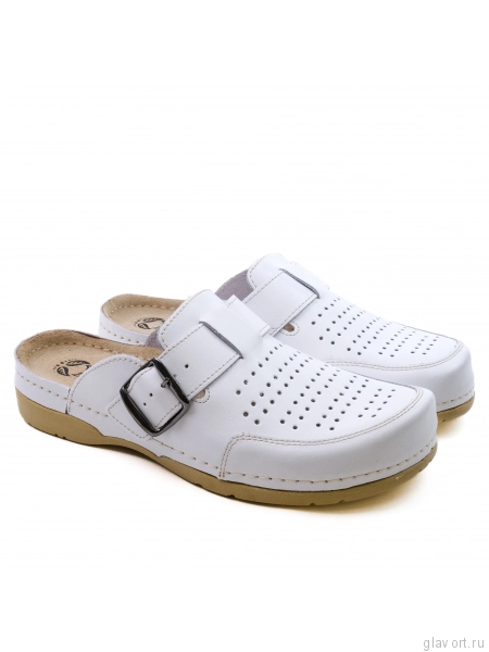 MUBB сабо мужские, 350, белый MB350-white-46 фото