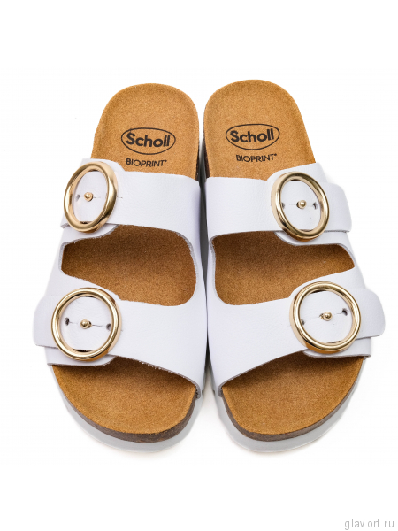 SCHOLL MALIBU' 2 STRAPS сандалии женские, белый F304331065-41 фото