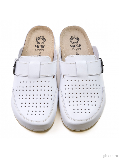 MUBB сабо мужские, 350, белый MB350-white-44 фото