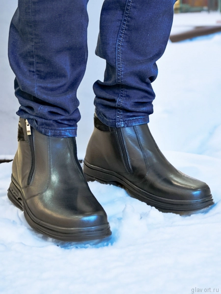 SursilOrtho ботинки мужские ортопедические, 190335-1, Черный 190335-1-41 фото