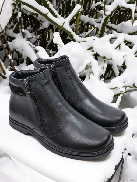 SursilOrtho ботинки мужские ортопедические, 190335-1, Черный 190335-1-41 фото