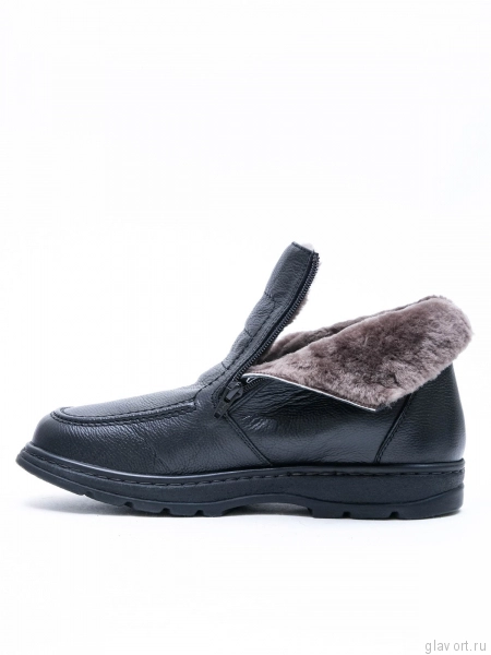 Solidus Natura Man Stiefel туфли мужские ортопедические, черный 82115-K-00736-8 фото