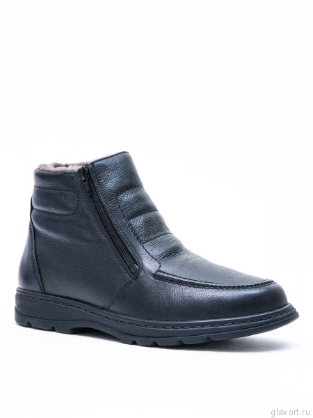 Solidus Natura Man Stiefel туфли мужские ортопедические, черный 82115-K-00736-8 фото