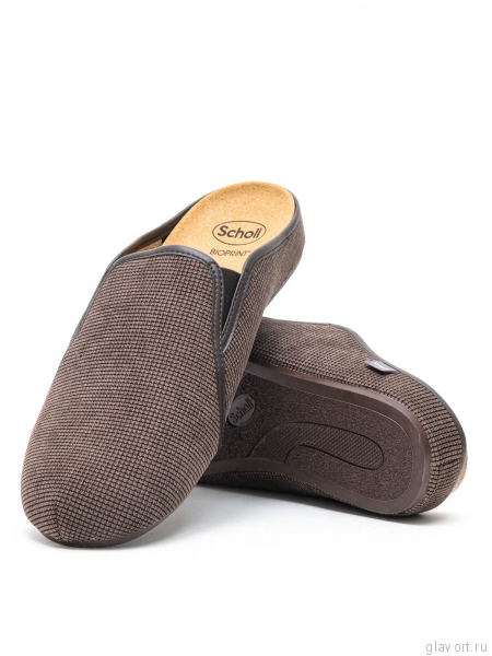 SCHOLL FELCE тапочки мужские, темно-коричневый F309741019-45 фото