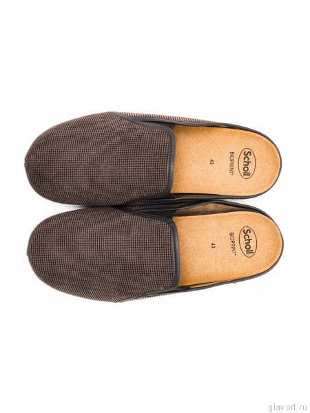 SCHOLL FELCE тапочки мужские, темно-коричневый F309741019-45 фото