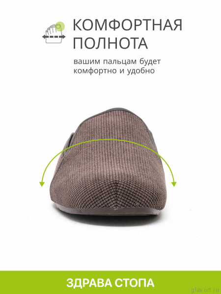 SCHOLL FELCE тапочки мужские, темно-коричневый F309741019-45 фото