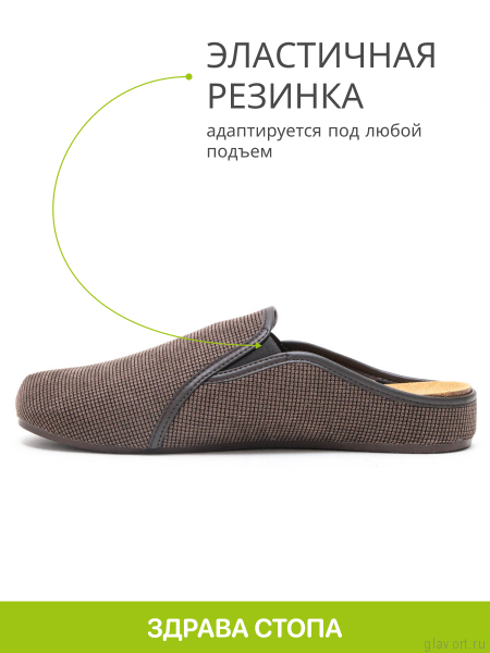 SCHOLL FELCE тапочки мужские, темно-коричневый F309741019-45 фото