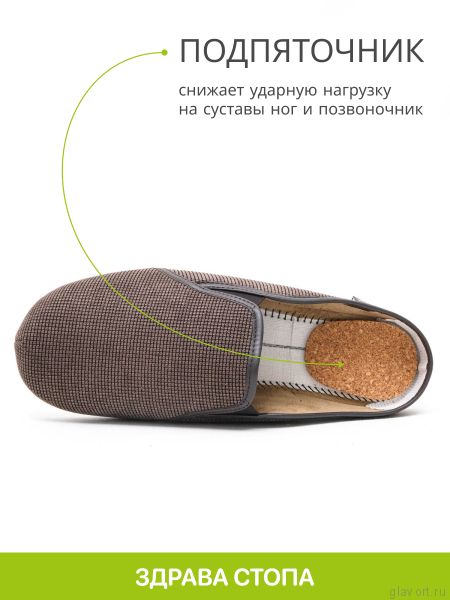 SCHOLL FELCE тапочки мужские, темно-коричневый F309741019-45 фото