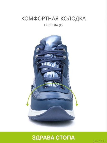 SursilOrtho ботинки (дутики) ортопедические, синий A45-2302-2-36 фото