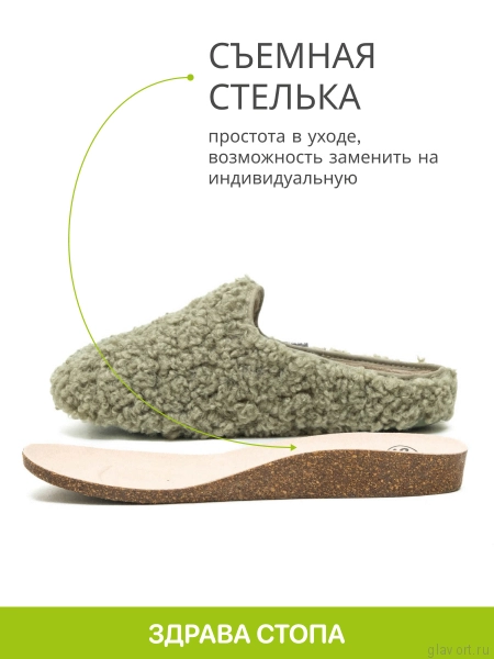 SCHOLL MADDY тапочки женские, зеленый F309051028-36 фото